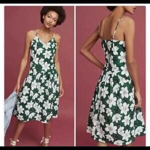 NWT J.O.A. Anthropologie floral midi dress